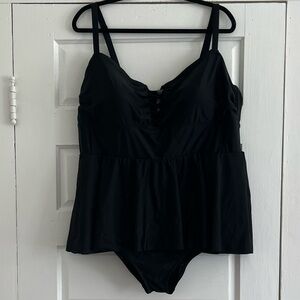 Torrid Criss-Cross detail Swim Dress